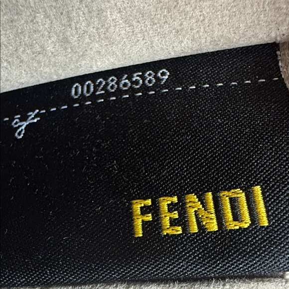 Authentic Fendi Kan I F Logo Shoulder Bag – Blue/Black/White – Gold Hardware - Picture 10 of 16
